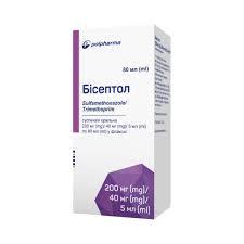 Бісептол сусп.орал.200мг / 40мг / 5мл 80мл фл.*